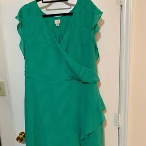Green Plus Size Dress